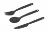 Camp Cutlery Set - 3pc - Charcoal