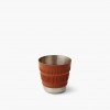 Detour Stainless Steel Collapsible Mug - Brown